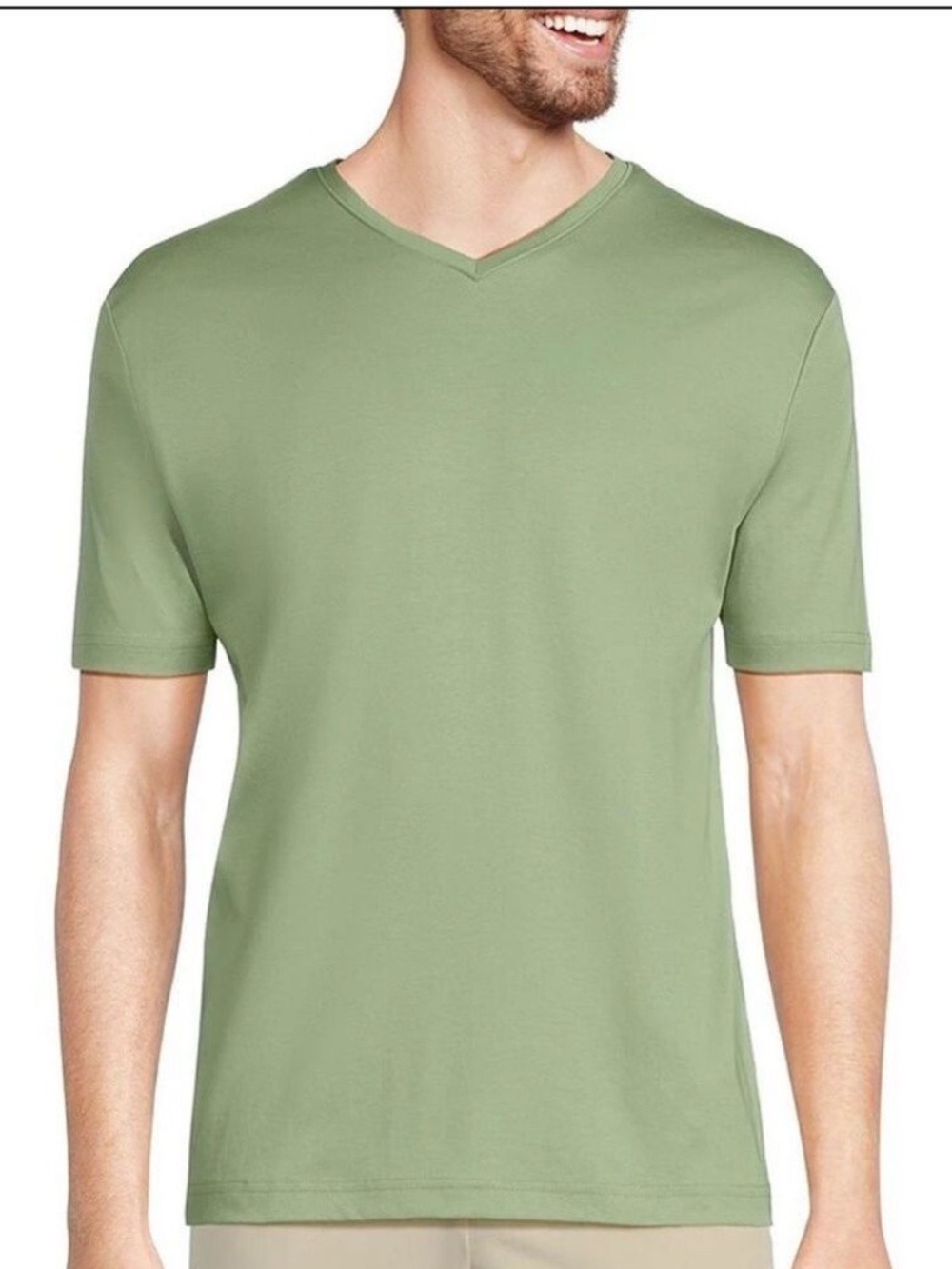 Murano Liquid Luxury Slim Fit T-Shirt - V- Neck NWT $59